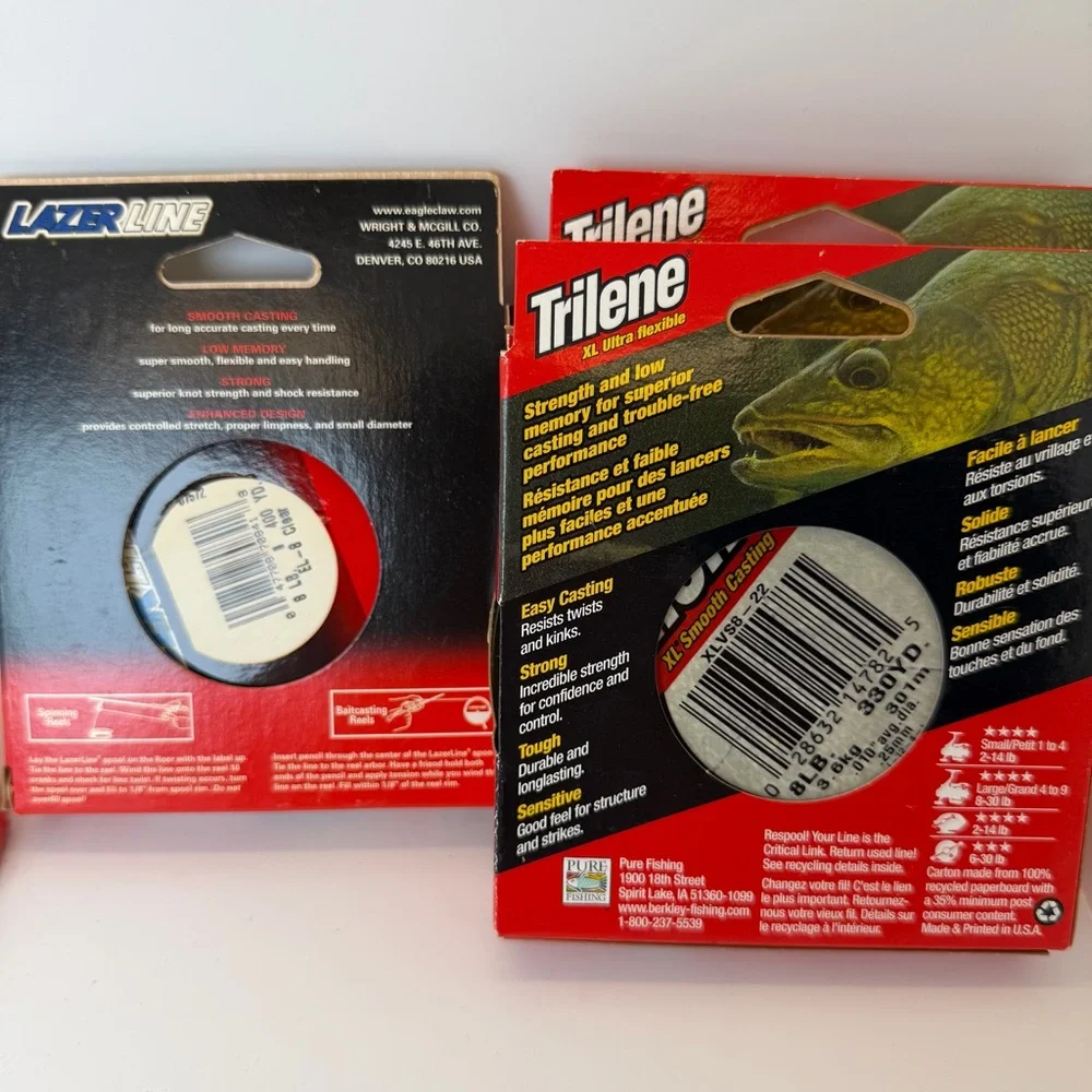 Vintage Fishing Tackle Lot Detty’s Fish Gripper Trilene Line Lures Swivels - Picture 5 of 9